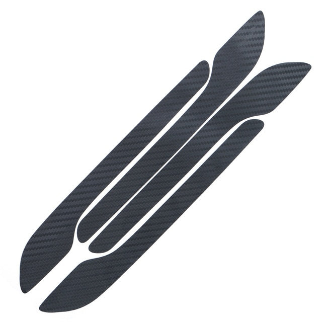 LEEPEE 4 Pieces/Set Car Door Handle Sticker Anti-scratch Door Handle Wrap Decorative Protector Decals For Tesla Model 3