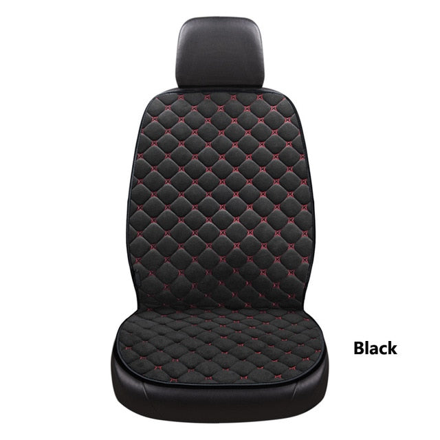 12V Heated Car Seat Cover Cushion Winter Plush Heater Warmer Control Temperature Electric Heating Seat Pad