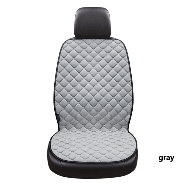 12V Heated Car Seat Cover Cushion Winter Plush Heater Warmer Control Temperature Electric Heating Seat Pad