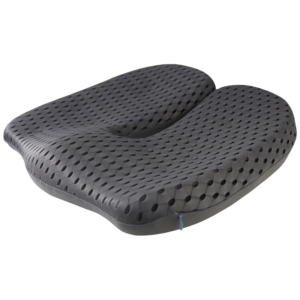 Non-Slip Memory Foam Seat Cushion For Back Pain Coccyx Orthopedic Car Office Chair Wheelchair support Tailbone Sciatica Relief