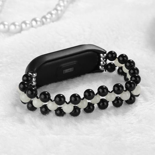 Womans Wrist Bracelet For Xiaomi Miband 4 3 Strap Agate Crystal Jewelry Style montre femme Wriststrap Correas De Reloj Miband 4