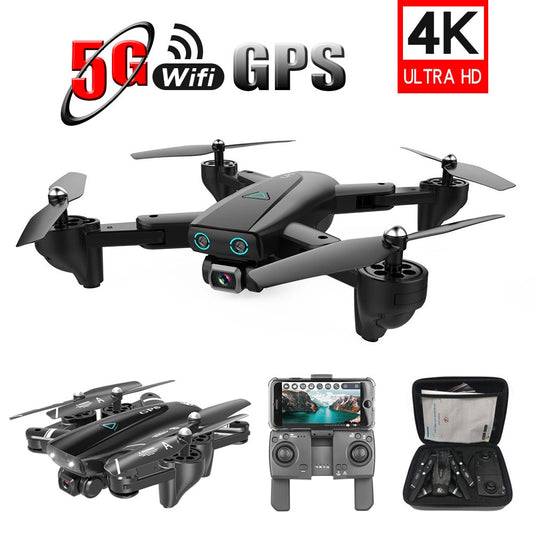 S167 Foldable Profissional Drone with Camera 4K HD Selfie 5G GPS  WiFi FPV Wide Angle RC Quadcopter Helicopter Toy E520S SG900-S
