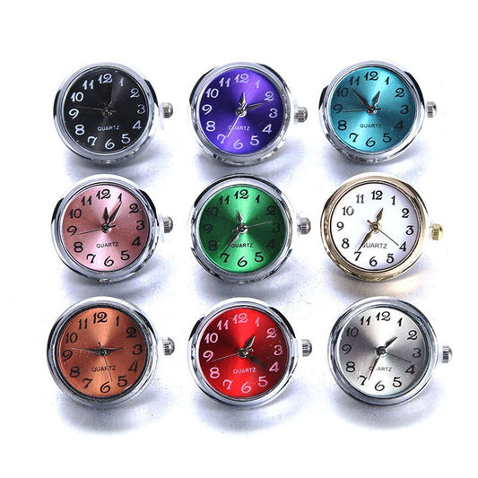New snaps Jewelry DIY 18mm Glass Watch Snap Buttons Interchangeable Jewelry Accessory Can Move Replaceable Snap Bracelet Jewelry