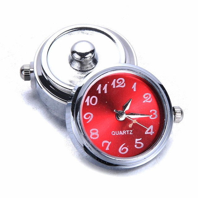 New snaps Jewelry DIY 18mm Glass Watch Snap Buttons Interchangeable Jewelry Accessory Can Move Replaceable Snap Bracelet Jewelry