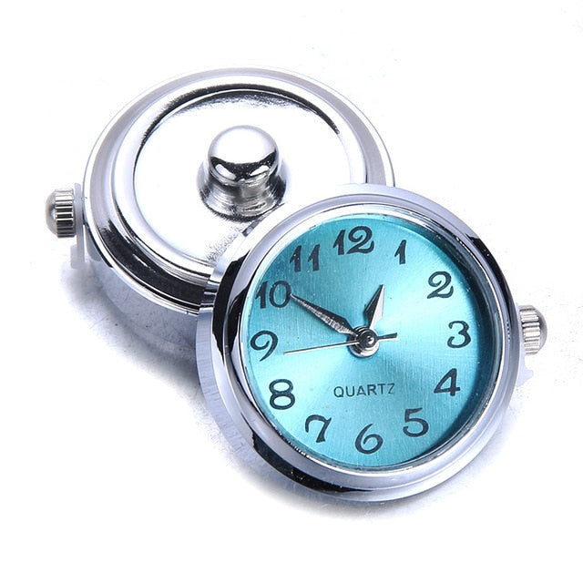 New snaps Jewelry DIY 18mm Glass Watch Snap Buttons Interchangeable Jewelry Accessory Can Move Replaceable Snap Bracelet Jewelry