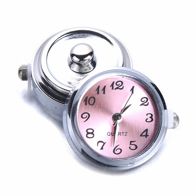 New snaps Jewelry DIY 18mm Glass Watch Snap Buttons Interchangeable Jewelry Accessory Can Move Replaceable Snap Bracelet Jewelry