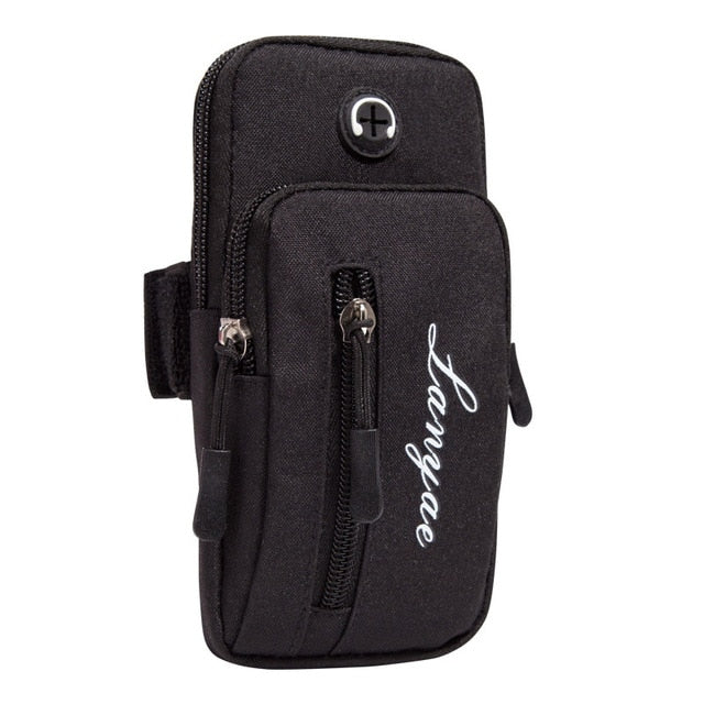 Sport Arm Bag Sports Cell Phone Case Running Jogging Pouch Wallet With Arm Band Charging Earphone Hole