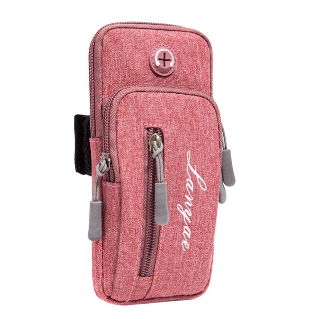 Sport Arm Bag Sports Cell Phone Case Running Jogging Pouch Wallet With Arm Band Charging Earphone Hole