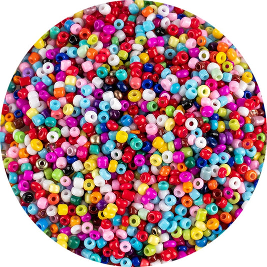 Wholesale colorful multicolor 3mm 500pcs Czech glass beads for bracelet necklace earrings jewelry DIY seed beads material