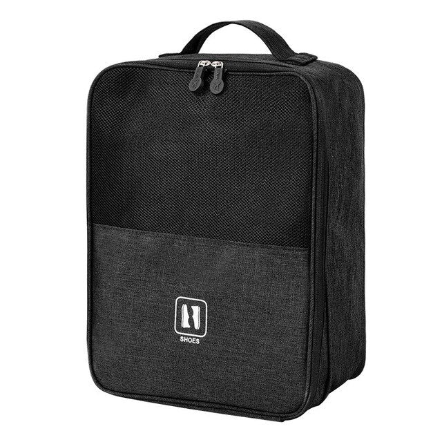 2020 Black Gray Portable Shoe Bag for travel Waterproof storage organizer Fashion suitcase Organizers travel Shoes Storage Bag