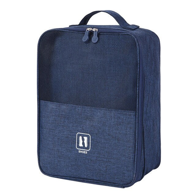 2020 Black Gray Portable Shoe Bag for travel Waterproof storage organizer Fashion suitcase Organizers travel Shoes Storage Bag