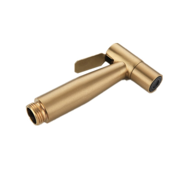 Antique Brushed Gold Douche Kit Hand Held Bidet Sprayer Stainless Steel Toilet Bidet faucet Shattaf Valve Jet Set Shower Head