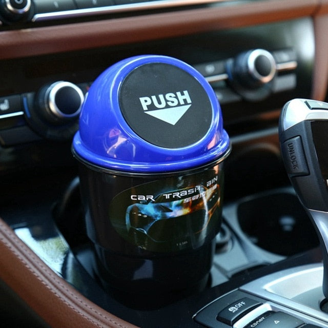 Universal Car Trash Bin Auto Organizer Storage Box Car Trash Can Rubbish Garbage Holder Automobile Storage Bucket Accessories