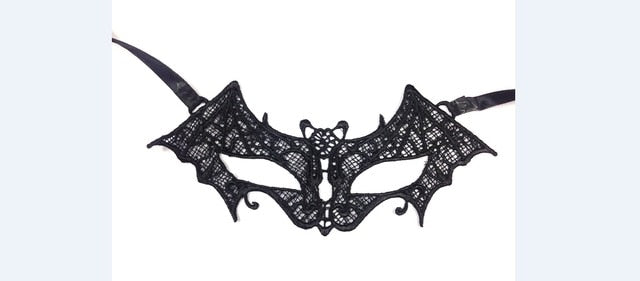 1PCS Hot Sales Sexy Lady Black Lace Mask Cutout Eye Mask For Masquerade Party Fancy Dress Costume Halloween Party Fancy