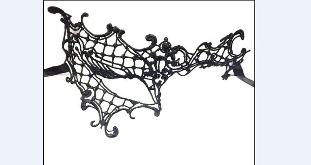 1PCS Hot Sales Sexy Lady Black Lace Mask Cutout Eye Mask For Masquerade Party Fancy Dress Costume Halloween Party Fancy