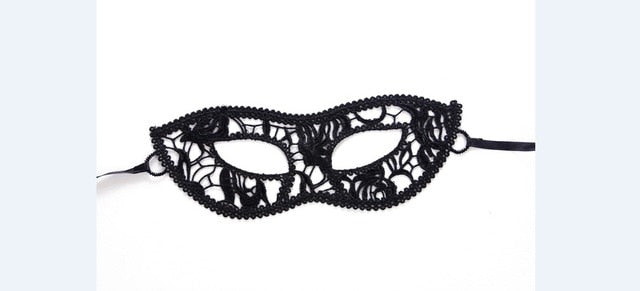 1PCS Hot Sales Sexy Lady Black Lace Mask Cutout Eye Mask For Masquerade Party Fancy Dress Costume Halloween Party Fancy