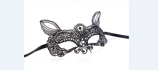 1PCS Hot Sales Sexy Lady Black Lace Mask Cutout Eye Mask For Masquerade Party Fancy Dress Costume Halloween Party Fancy