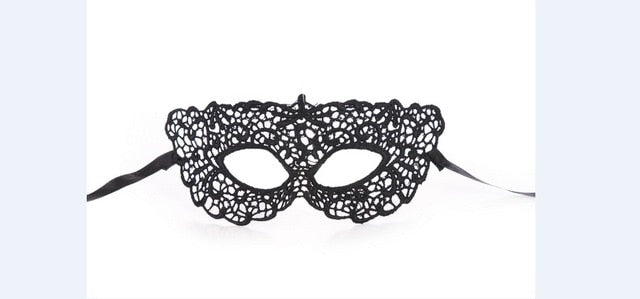 1PCS Hot Sales Sexy Lady Black Lace Mask Cutout Eye Mask For Masquerade Party Fancy Dress Costume Halloween Party Fancy