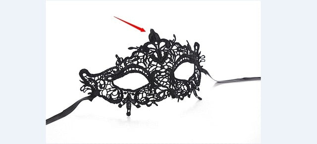 1PCS Hot Sales Sexy Lady Black Lace Mask Cutout Eye Mask For Masquerade Party Fancy Dress Costume Halloween Party Fancy