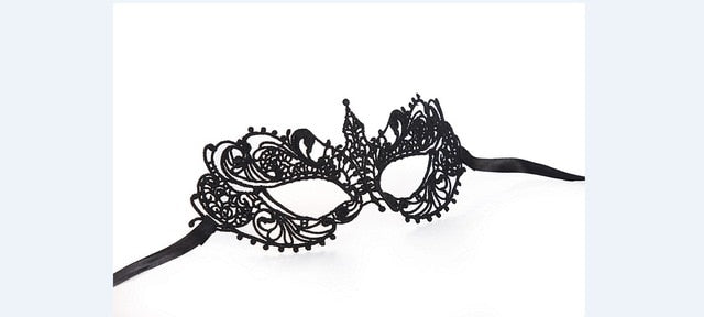 1PCS Hot Sales Sexy Lady Black Lace Mask Cutout Eye Mask For Masquerade Party Fancy Dress Costume Halloween Party Fancy