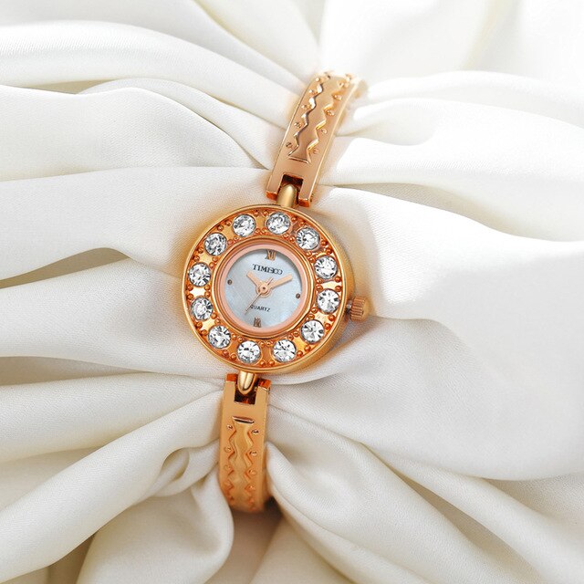 Time100 Luxury Women Bracelet Watch Diamond Pearl Shell Dial Jewelry Clasp Lady Quartz Watch Gift Relogio Masculino Reloj Mujer