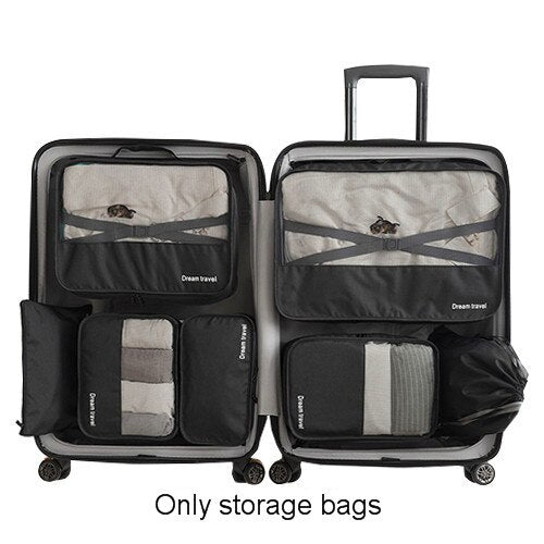Men Travel Storage Bags Clothes Shoes Underwear Suitcase Organizer Cosmetics Zipper Pouch Home Wardrobe Luggage Accessories
