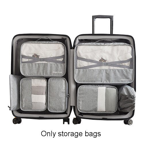 Men Travel Storage Bags Clothes Shoes Underwear Suitcase Organizer Cosmetics Zipper Pouch Home Wardrobe Luggage Accessories