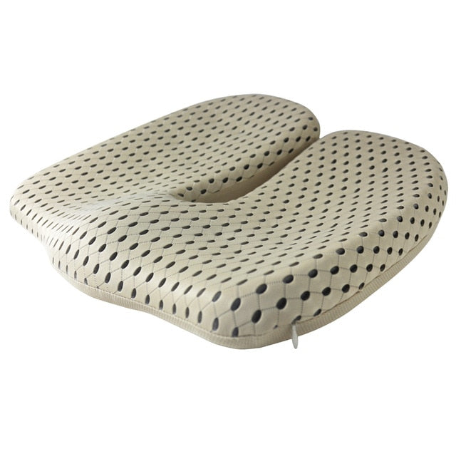 Non-Slip Memory Foam Seat Cushion For Back Pain Coccyx Orthopedic Car Office Chair Wheelchair support Tailbone Sciatica Relief