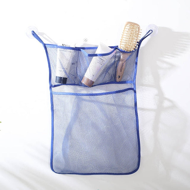 Baby Toy Mesh Bag Bath Bathtub Doll Organizer Suction Bathroom Bath Toy Stuff Net Baby Kids Bath Bathtub Toy Bath Game Bag Kids