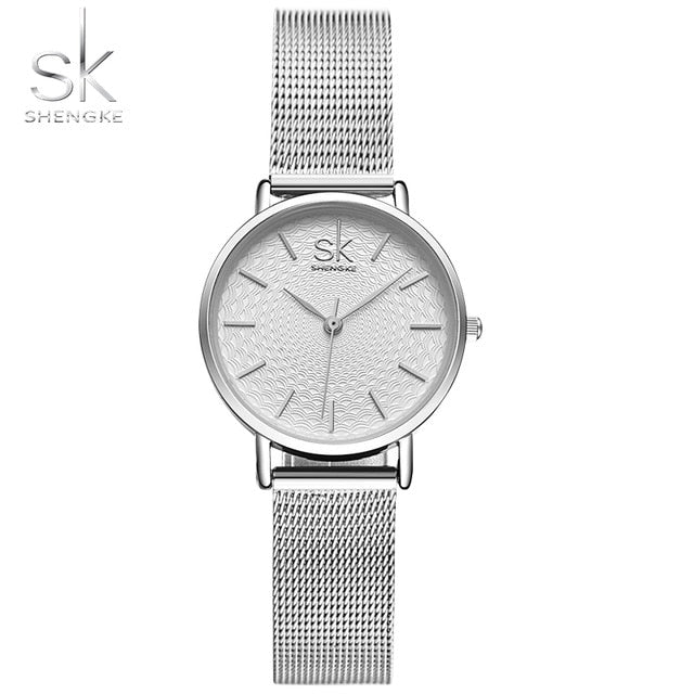 2019 SK New Fashion Women Golden Wrist Watches MILAN Street clock Snap Luxury Female Jewelry Ladies Wristwatch relogio feminino