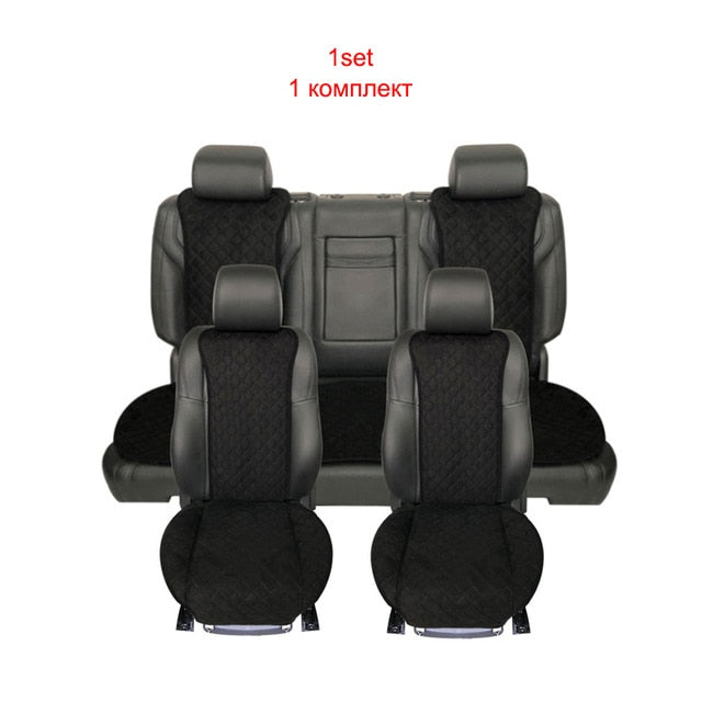 ROWNFUR New Seat Cover Universal Car Accessories Four Seasons Car Seat Cover For Front Back Seat Covers Car Interior Accessories