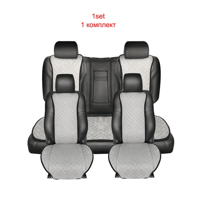 ROWNFUR New Seat Cover Universal Car Accessories Four Seasons Car Seat Cover For Front Back Seat Covers Car Interior Accessories