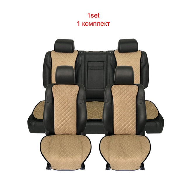 ROWNFUR New Seat Cover Universal Car Accessories Four Seasons Car Seat Cover For Front Back Seat Covers Car Interior Accessories