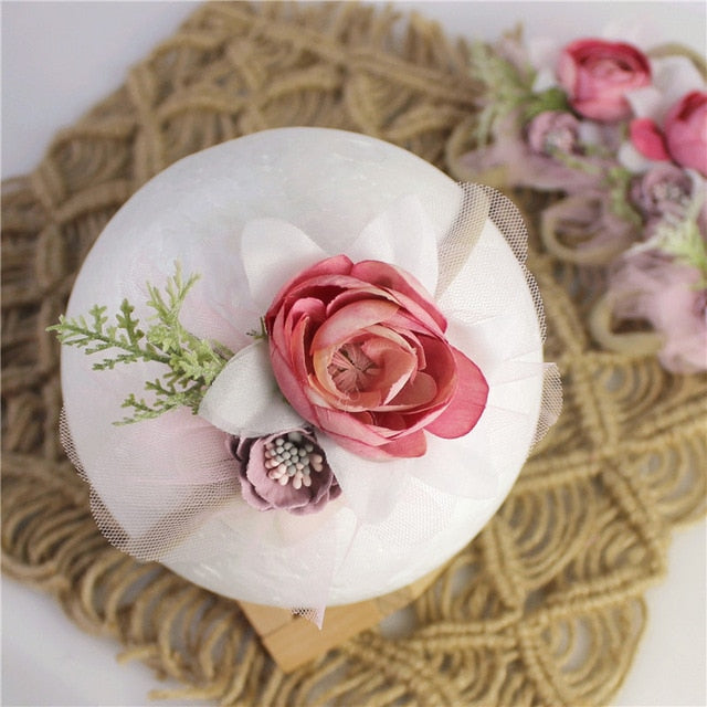 BalleenShiny Princess Flower Headband Newborn Baby Boy Girl Artificial Floral Photography Prop Hair Accessories Infant Headwear