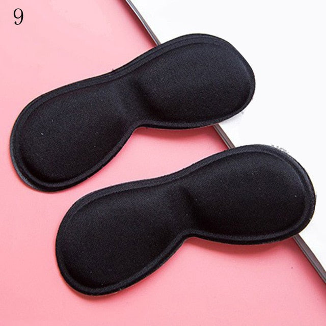 Fashion 2pcs Practical Sticky Fabric Shoes Back Heel Inserts Insoles Pads Cushion Liner Grips High Quality Braces & Supports