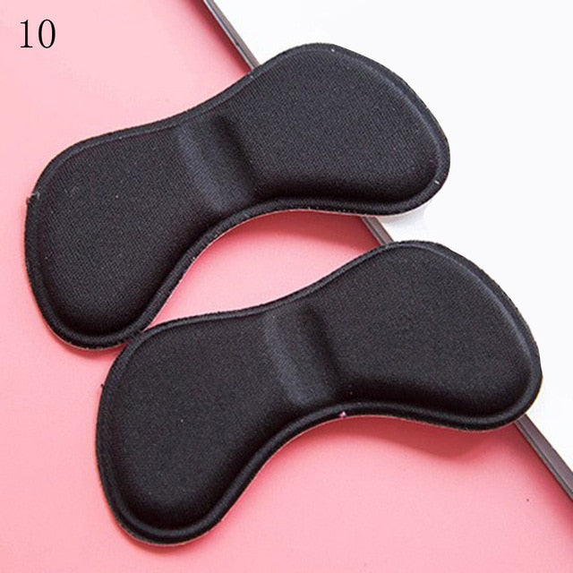 Fashion 2pcs Practical Sticky Fabric Shoes Back Heel Inserts Insoles Pads Cushion Liner Grips High Quality Braces & Supports