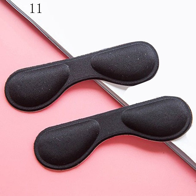 Fashion 2pcs Practical Sticky Fabric Shoes Back Heel Inserts Insoles Pads Cushion Liner Grips High Quality Braces & Supports