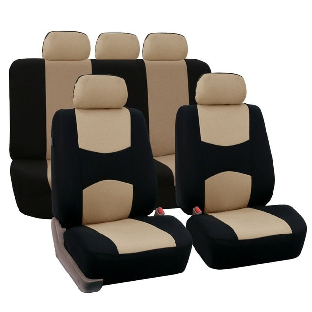 AUTOYOUTH Automobiles Seat Covers Full Car Seat Cover Universal Fit Interior Accessories Protector Color Gray Car-Styling