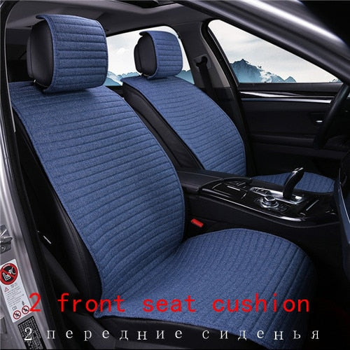 2 pcs cover mat Protect car seat cushion Universal/O SHI CAR seat covers Fit Most Automotive interior, Truck, Suv,or Van