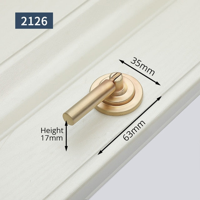 KAK European Style Vintage Gold Cabinet Pulls Solid Zinc Alloy Kitchen Cupboard Handle Drawer Knobs Furniture Handle Hardware