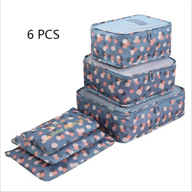 ONEUP 1 Set High-grade Suitcase Organizer Shoes Organizer Set Luggage Organizer Laundry Pouchs packing Set Travel Storage Bag