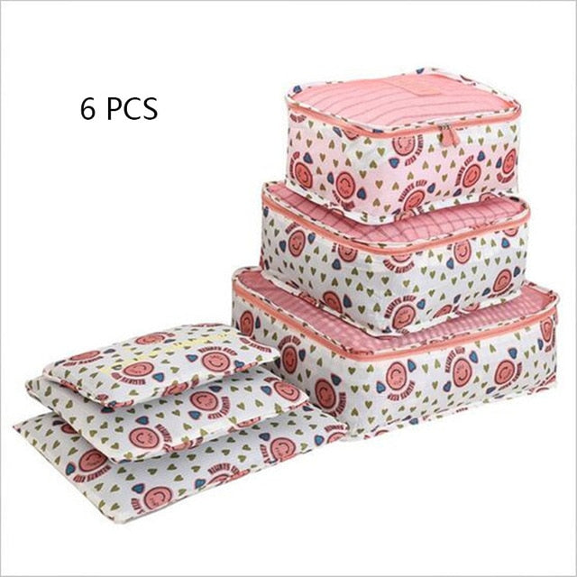 ONEUP 1 Set High-grade Suitcase Organizer Shoes Organizer Set Luggage Organizer Laundry Pouchs packing Set Travel Storage Bag