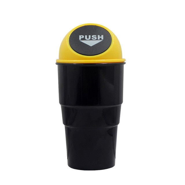 YOLU Car Trash Garbage Can Auto Trash Dust Case Holder Bin Box Car-styling Yellow Red Blue Black Gray