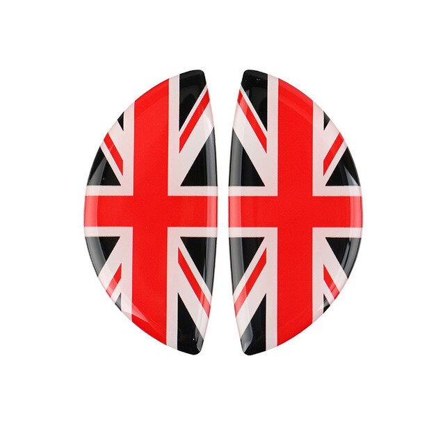 2pcs 3D Crystal Epoxy Car Interior Pull Handle Sticker For BMW MINI COOPER R56 R55 R60 R61 Countryman F55 F56 F60 Car Styling