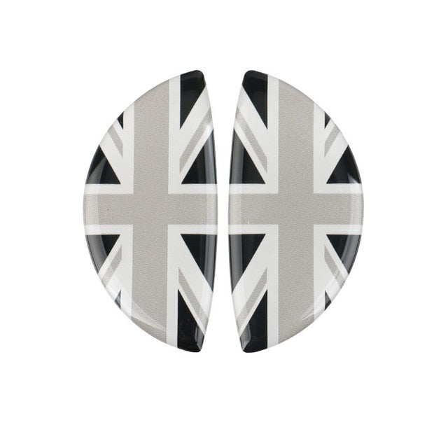 2pcs 3D Crystal Epoxy Car Interior Pull Handle Sticker For BMW MINI COOPER R56 R55 R60 R61 Countryman F55 F56 F60 Car Styling