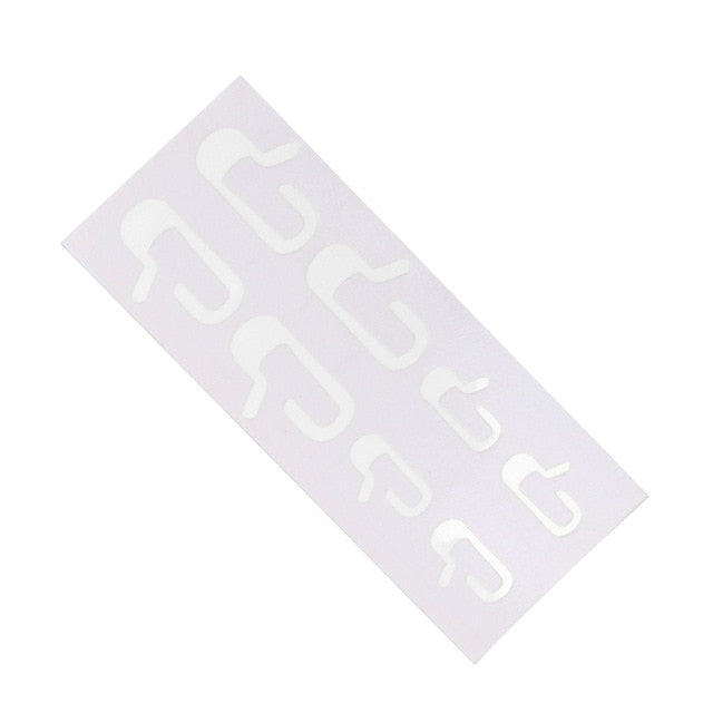 LEEPEE 1 Set DIY Car Door Open Exit Sticker Decal Luminous stickers Interior Accessories Fit For Tesla Model 3