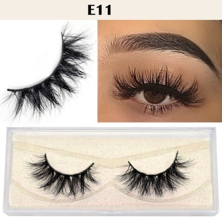 Visofree Eyelashes 3D Mink Lashes natural handmade volume soft lashes long eyelash extension real mink eyelash for makeup E01