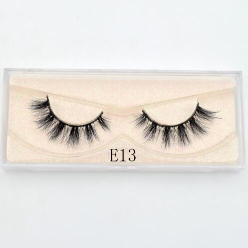 Visofree Eyelashes 3D Mink Lashes natural handmade volume soft lashes long eyelash extension real mink eyelash for makeup E01