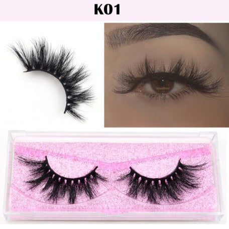 Visofree Eyelashes 3D Mink Lashes natural handmade volume soft lashes long eyelash extension real mink eyelash for makeup E01