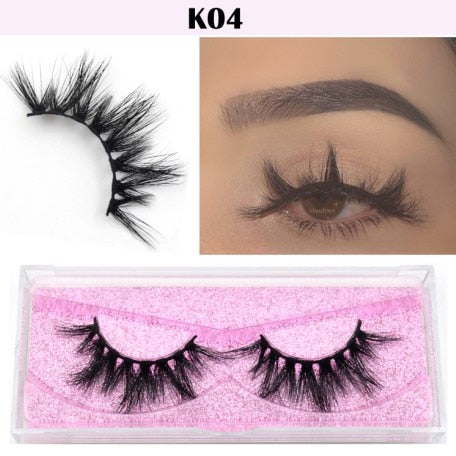 Visofree Eyelashes 3D Mink Lashes natural handmade volume soft lashes long eyelash extension real mink eyelash for makeup E01
